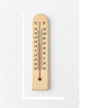 Ξύλινο θερμόμετρο 27εκ.